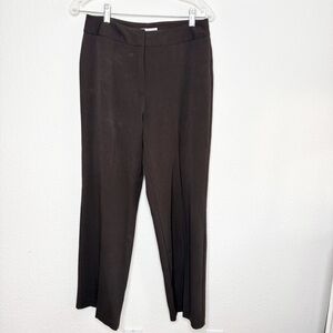 Worthington Dark Brown Straight Leg Pants